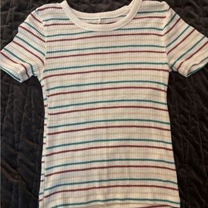 Abercrombie & Fitch Multicolor Striped Tee